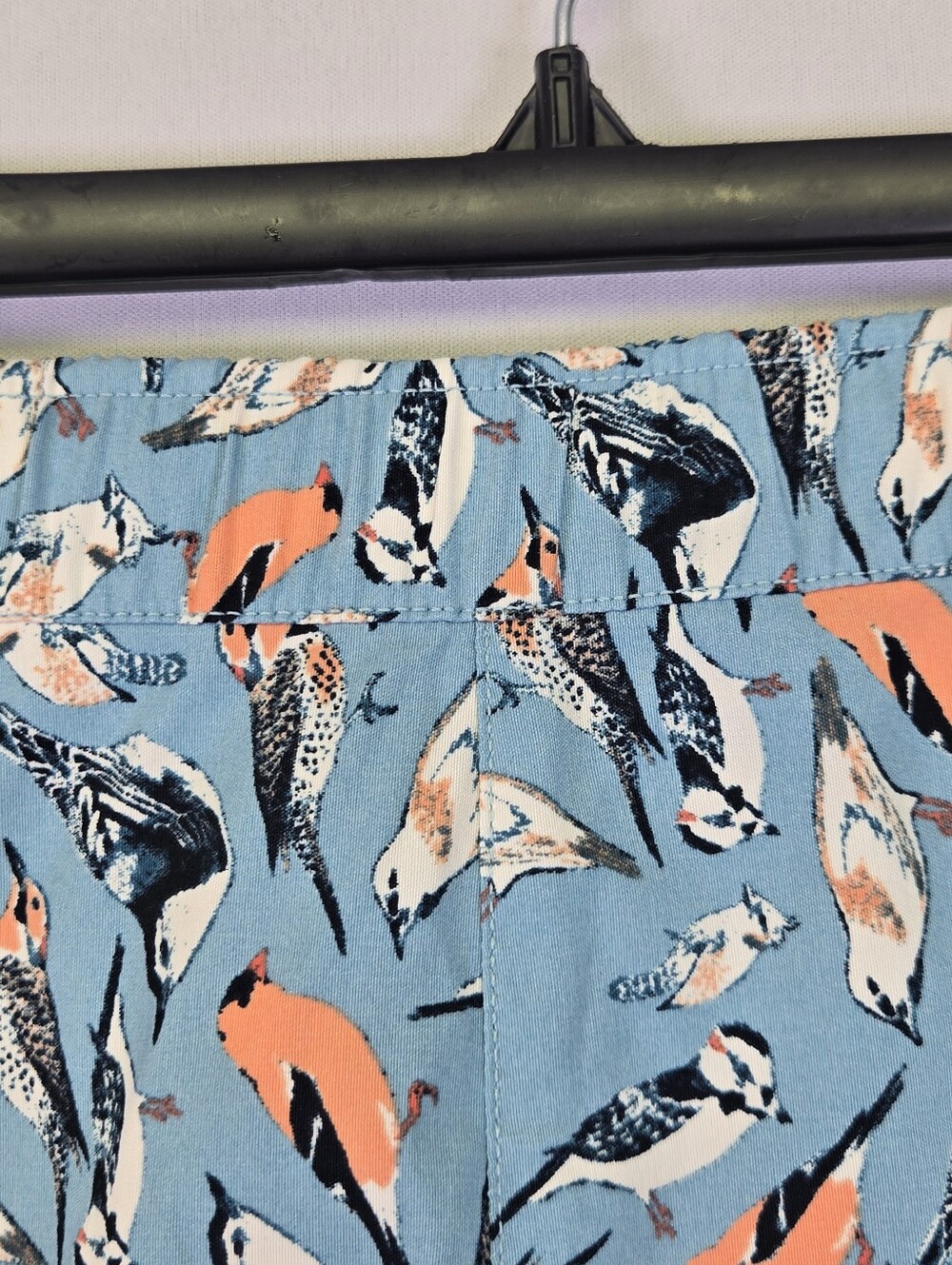 North Face Womens Class V Quick Dry Short Light Blue Bird Print Pockets Size XXL - Picture 6 of 15